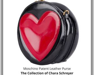 Moschino Patent Leather Purse