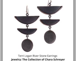 Terri Logan River Stone Earrings