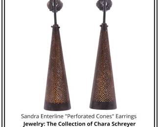 Sandra Enterline Perforated Cones Earrings