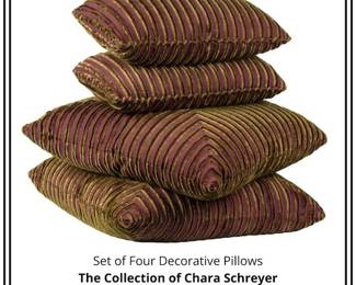 Set of Four Decorative Pillows