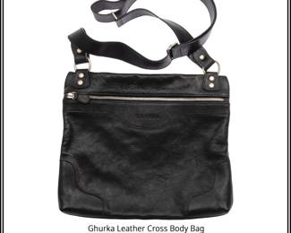 Ghurka Leather Cross Body Bag