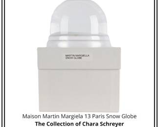 Maison Martin Margiela 13 Paris Snow Globe