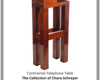 Continental Telephone Table