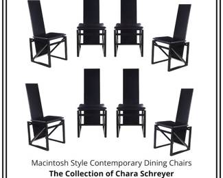 Macintosh Style Contemporary Dining Chairs 