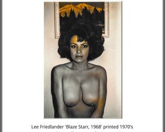 Lee Friedlander Blaze Starr, 1968 printed 1970s 