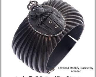 Crowned Monkey Bracelet by Amedeo