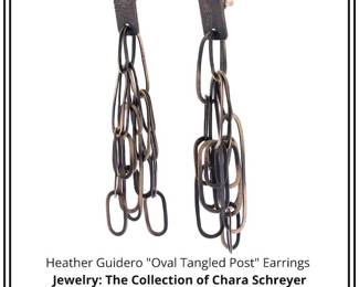 Heather Guidero Oval Tangled Post Earrings