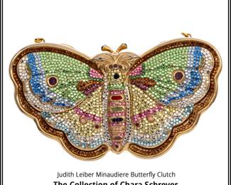 Judith Leiber Minaudiere Butterfly Clutch