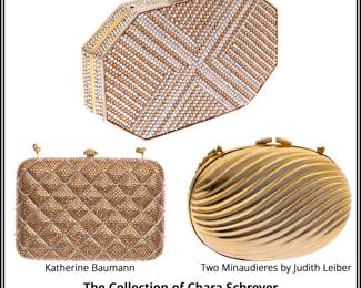 Minaudieres by Judith Leiber and Katherine Baumann