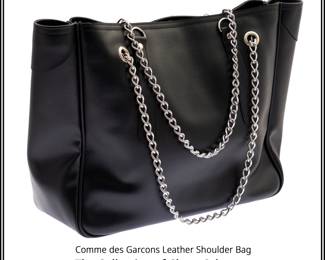 Comme des Garcons Leather Shoulder Bag