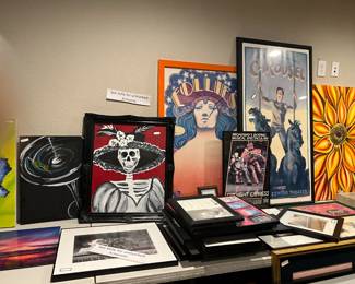 LOOK AT THESE ART WORKS. AND PHOTOGRAPHS. AND POSTERS FROM THEATER PERFORMANCES