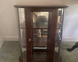 Wall mount ed display cabinet