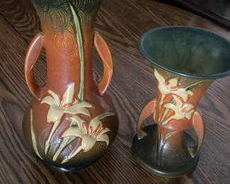Roseville vases