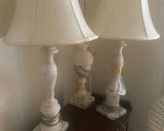 Marble lamps
