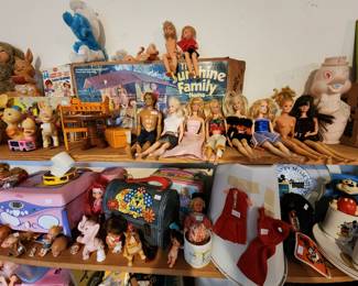 Barbies and friends