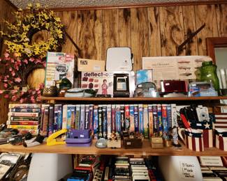 VHS tapes in hardshell cases