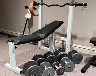 Dumbbells DP Weight Bench
