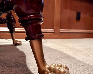 Claw and ball foot table