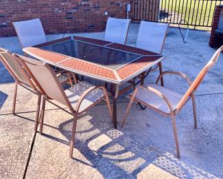 Patio table and chairs