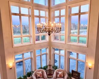 Accent Chairs, Accent Table, Floral and Painting