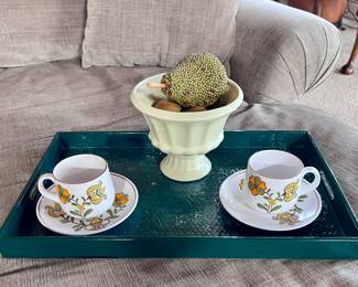 Tray and Tea Cups