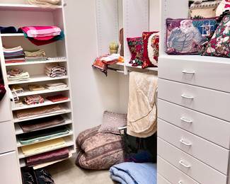 Accent pillows, placemats comforters etc. 