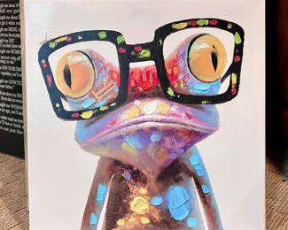 Cute Art Frog