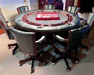Poker Table and Chairs