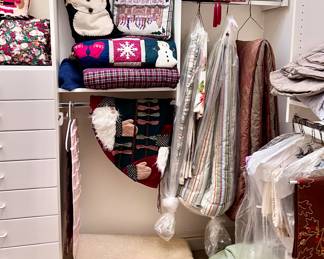 Comforters, pillows, and linens