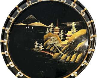 Round Japanese Tray