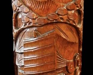 Chinese Bamboo Carved Vase