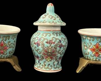 Minature Chinese Ginger Jar Planters