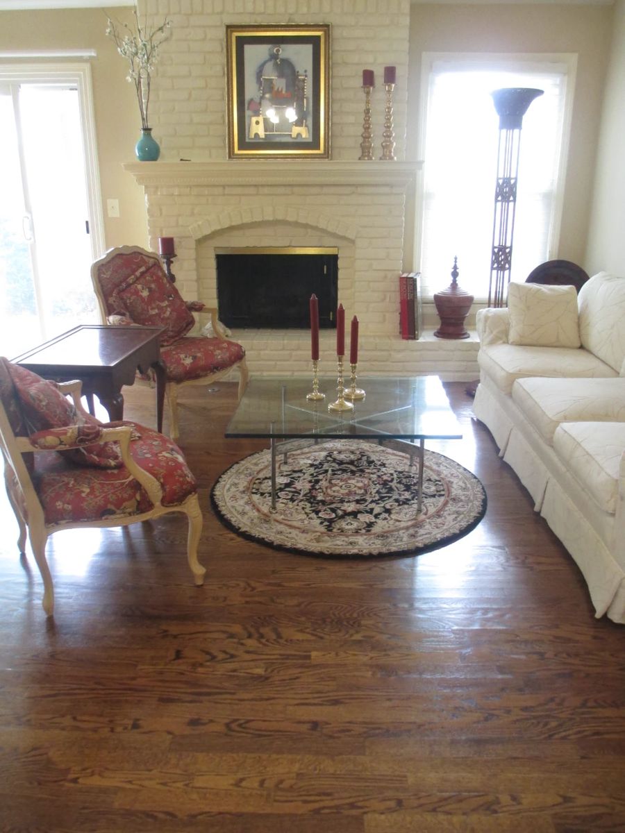Henredon sofa, madden mcfarland chairs,mcm glass and chrome table, Mahogany tea table