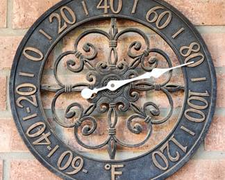 Decorative Outdoor Thermometer 