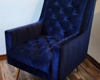 Velvet Accent Chair 