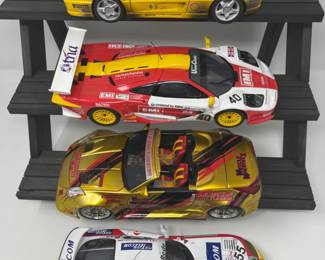 Four Model Sports Cars Ferrari, Viper, Nissan, McLaren