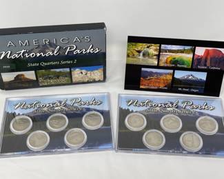 Five America National Parks Quarters Series 2 Uncirculated