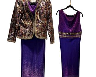 Victor Costa for Neiman Marcus Evening Jacket and Dress.  