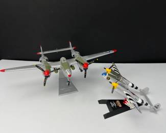 Die Cast Airplanes P39 Lightning P38J Lightning