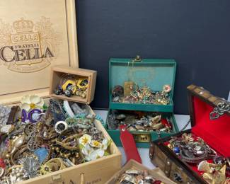 Treasure Chest Load of Fashion Jewelry