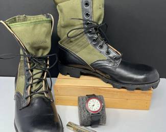BATA Combat Boots Swiss Army Watch  Pocket Blade