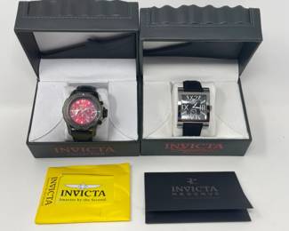 Two Invicta Watches Signature Reserve