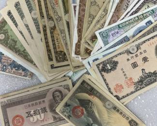 Paper Currency from Various Countries