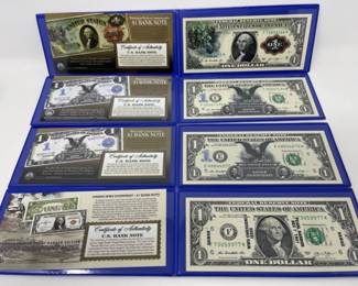 US Commemorative $1 Bank Notes