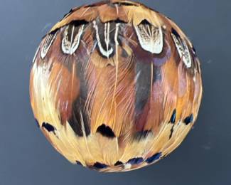 Feather Ball Ornament