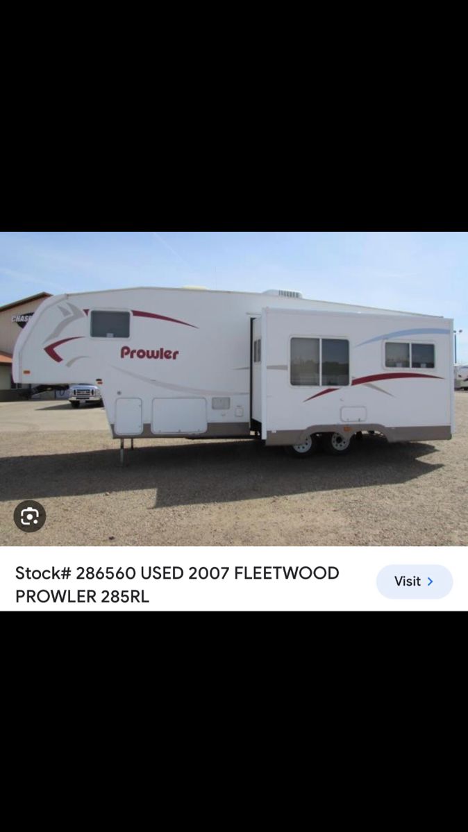 2007 fleetwood prowler 5th wheel trailer 
I will sell the trailer ahead of time if anyone is interested contact me. I’m asking 6,500
OBO thank you 