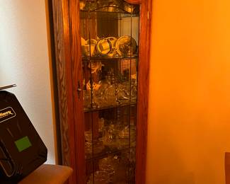 Display Case full of Crystal