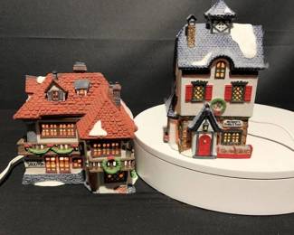 2 Pieces from Dept 56 Dickens Village Series David Copperfield Mr Wickfield and Northpole Series Neenees Dolls and Toys