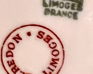 M. RENDON LIMOGES CHINA SET