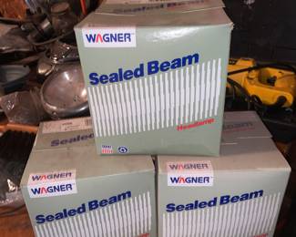 Plymouth Sealed Beam Head Lights NIB 